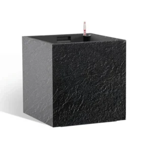 Expresní Doručení Květináč CUBICO STONE 27x27x27 samozavlažovací antracit