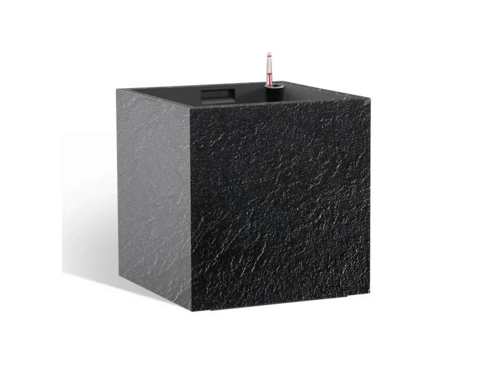 Expresní Doručení Květináč CUBICO STONE 27x27x27 samozavlažovací antracit