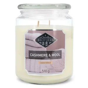 Vonná svíčka Cashmere & Wool - 510g Výprodej
