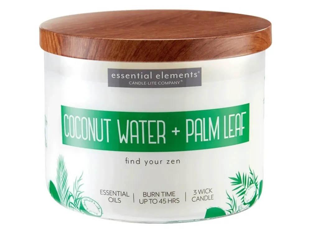 Sójová svíčka Coconut water & Palm leaf - 418g Nová Kolekce