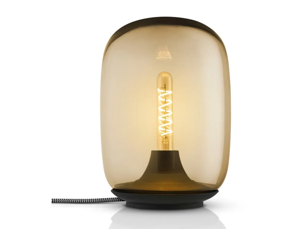 Stolní lampa Acorn jantarová Ověřený