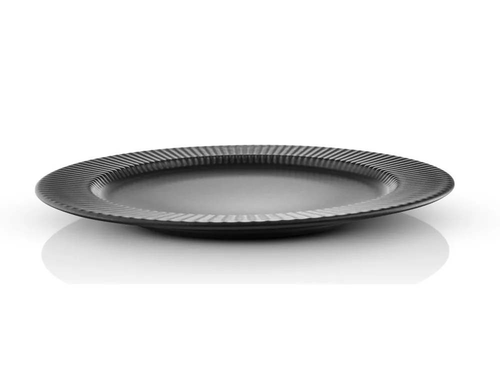 Servírovací talíř 28 cm, Legio Nova černá Víkendová Akce