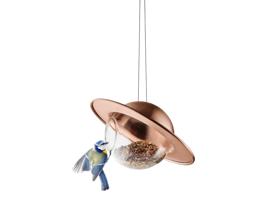 Ptačí krmítko Saturn, měděná Oblíbený