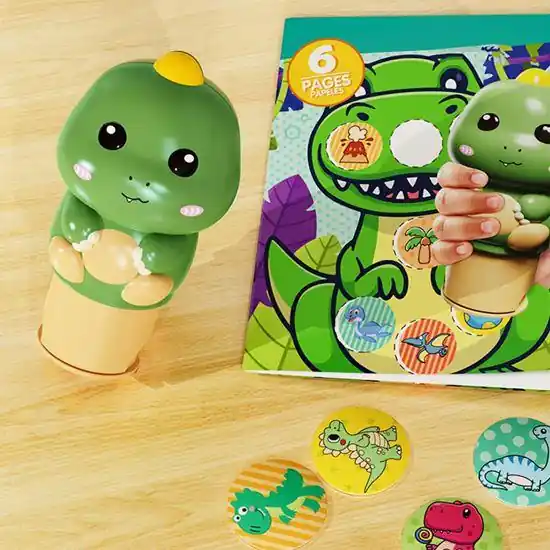 Rychlé Dodání Razítko se samolepkami - dinosaurus
