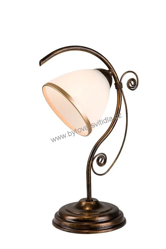 Expresní Doručení Lamkur LN 1.51 RETRO II black 12605 - Rustikální stolní lampa