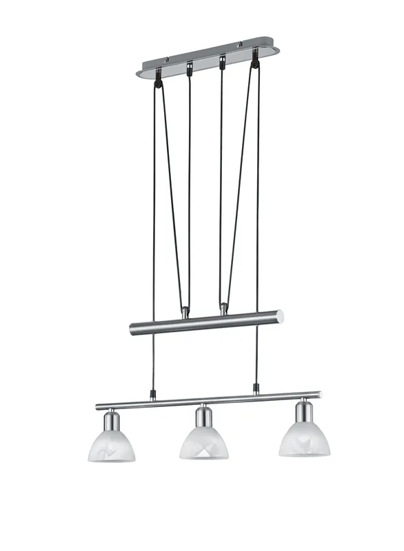 Trio Leuchten 371010307 LEVISTO - Stahovací lustr nad jídelní stůl + LED žárovky Hit Sezóny