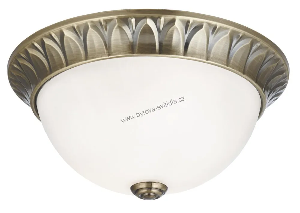 Searchlight 4148-28AB FLUSH - Stropní rustikální svítidlo 2 x E14 Ø 28cm Expresní Doručení
