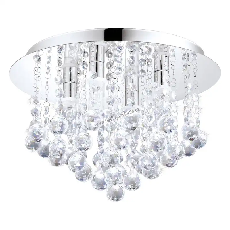 Vrácení Zdarma Eglo 94878 ALMONTE - LED stropní lustr do koupelny IP44