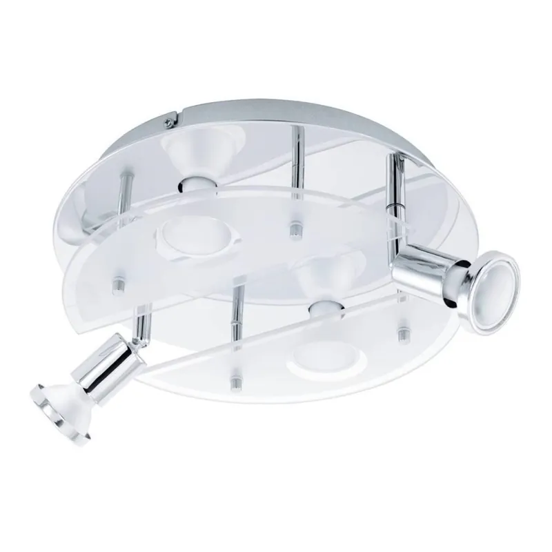 Eglo 75381 - LED RGBW Stmívatelné bodové svítidlo CABO-C 4xGU10/4W/230V + dálkové ovládání Sezónní Sleva