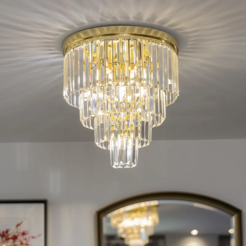 Nízká Cena Brilagi - LED Křišťálové stropní svítidlo MOZART 5xE14/40W/230V pr. 40 cm zlatá