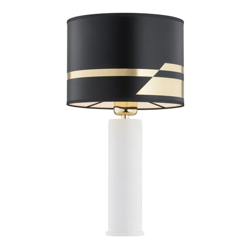 Originální Argon 4232 - Stolní lampa ALMADA 1xE27/15W/230V černá/bílá/mosaz