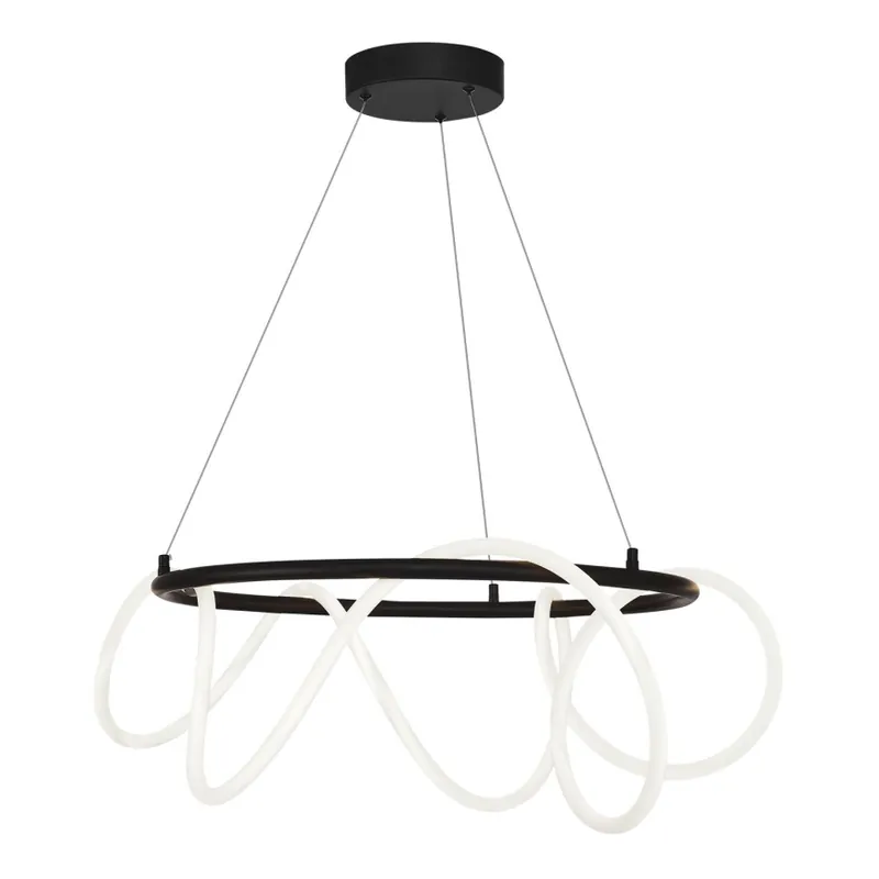 Zuma Line - LED Lustr na lanku LED/58W/230V 3000/4000/6000K černá Pouze Dnes
