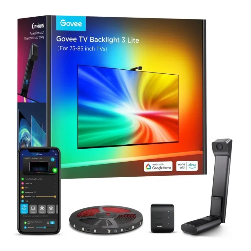 Govee - TV Backlight 3 Lite TV 75-85" SMART LED podsvícení RGBICW Wi-Fi IP67 Nakupujte Hned