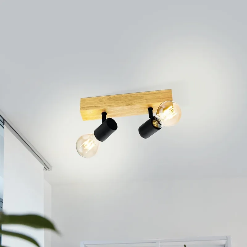 Akční Cena Eglo - Bodové svítidlo TOWNSHEND 2xE27/60W/230V
