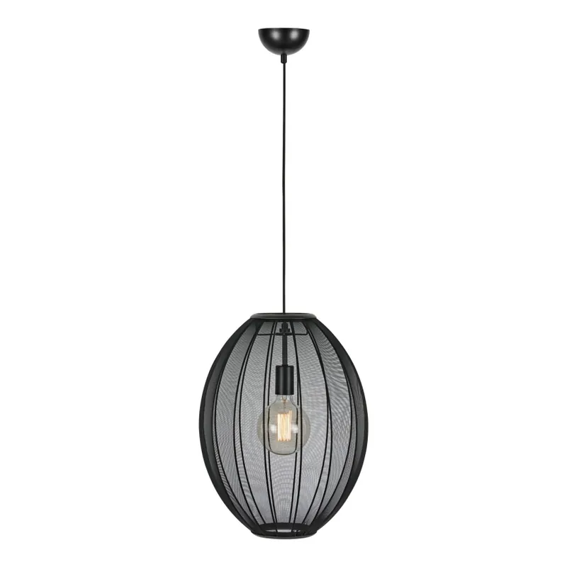 Markslöjd 108795 - Lustr na lanku FLORENCE 1xE27/40W/230V černá Akce