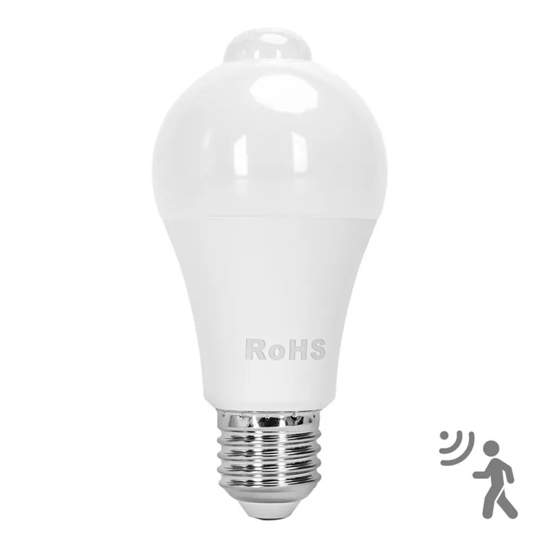 Jen Po Omezenou Doba LED Žárovka se senzorem pohybu a soumraku A60 E27/12W/230V 3000K - Aigostar