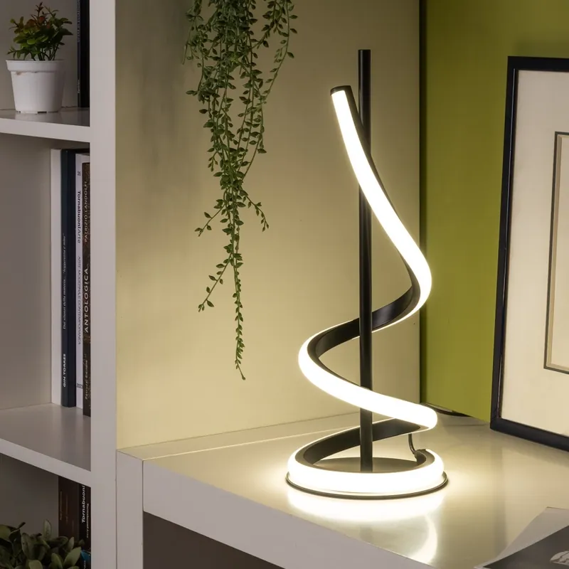 Akční Cena ONLI - LED Stolní lampa TWIST LED/12W/230V 4000K 40 cm černá
