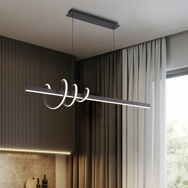 Omezená Nabídka ONLI - LED Lustr na lanku SWING LED/30W/230V 4000K černá