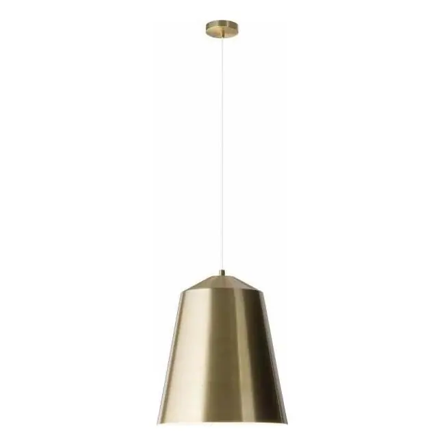 Redo 01-1104 - Lustr na lanku AYLA 1xE27/42W/230V pr. 36 cm zlatá Vysoce Kvalitní