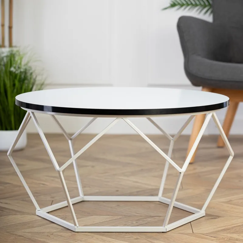 Konferenční stolek DIAMOND 70 cm černá/bílá Objednat Nyní