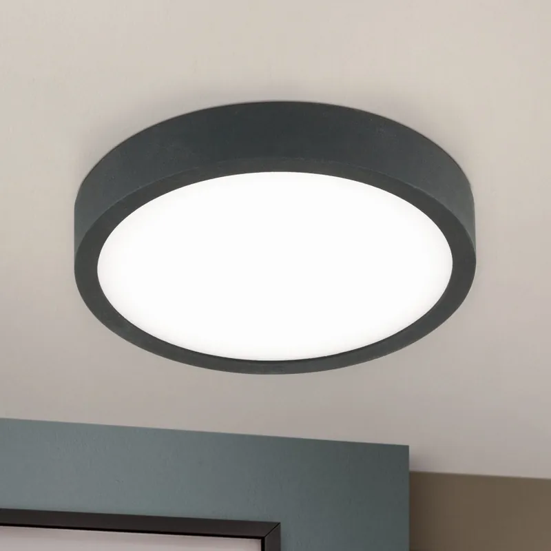 LED Stropní svítidlo BULLY LED/12W/230V pr. 14 cm černá Tovární Cena