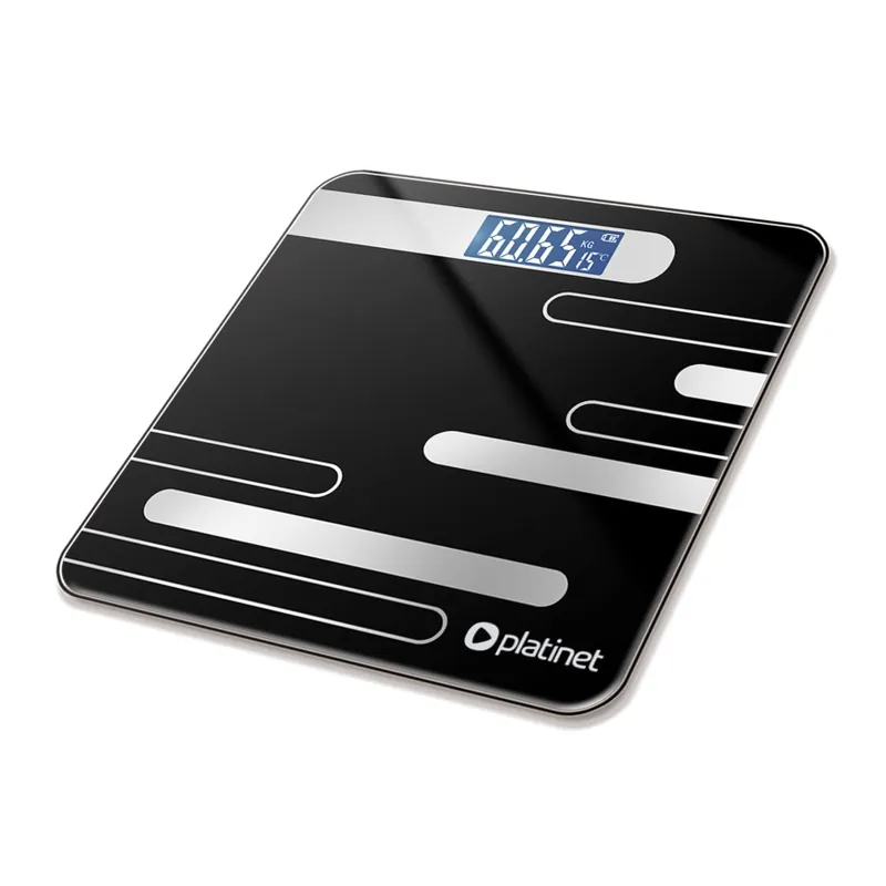 Levný Digitální osobní váha s LCD displejem 2xAAA černá