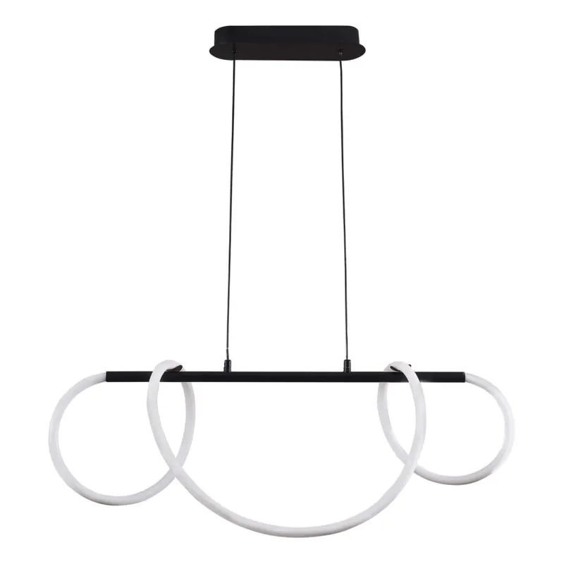 Expresní Doručení LED Lustr na lanku EMMA LED/38W/230V černá