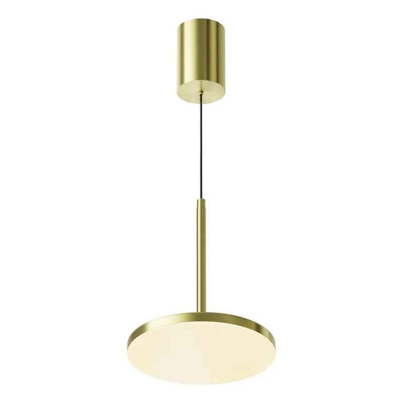 Maytoni P076PL-L12W3K-BS - LED Lustr na lanku PLATO LED/12W/230V 3000K zlatá Originální