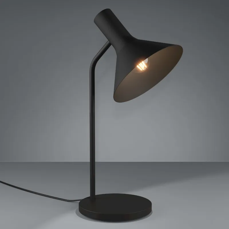 Eglo - Stolní lampa 1xE27/28W/230V černá Sezónní Sleva