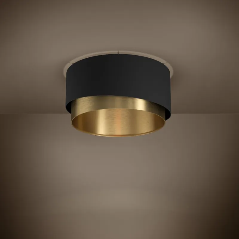Akční Nabídka Eglo - Stropní svítidlo 1xE27/40W/230V černá/zlatá