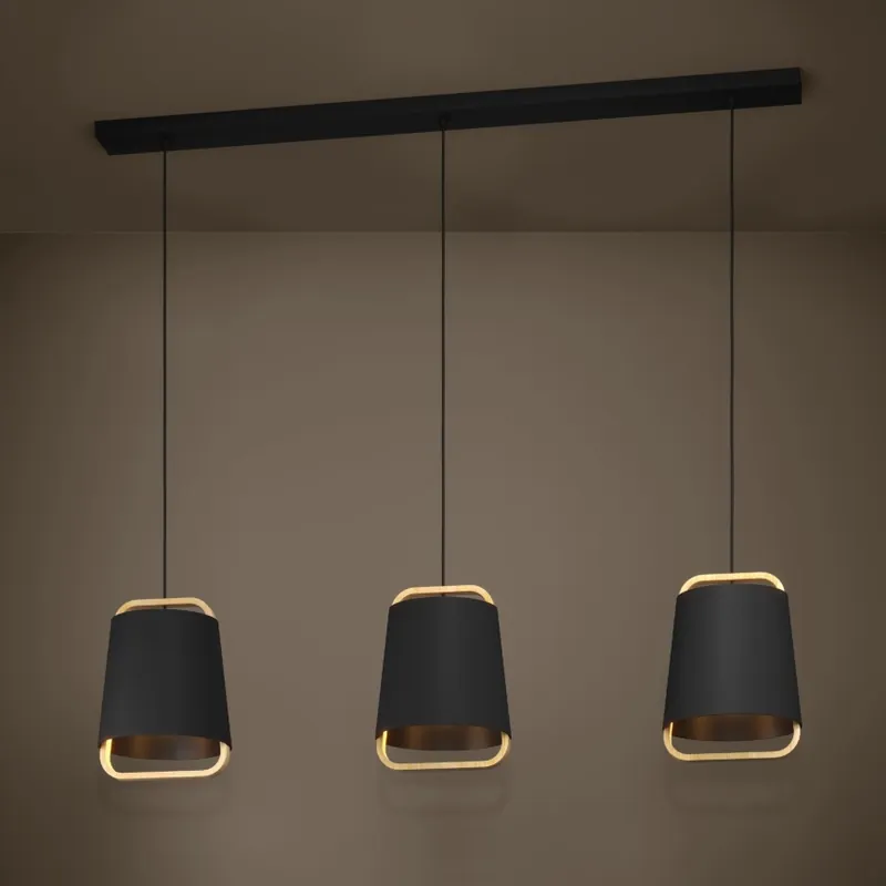 Ihned K Objednání Eglo - Lustr na lanku 3xE27/40W/230V černá