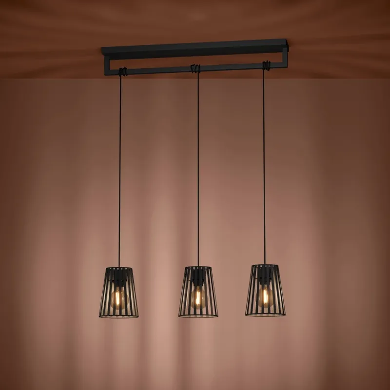Eglo - Lustr na lanku 3xE27/40W/230V černá Objednat Nyní