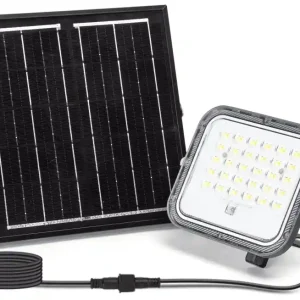 Aigostar - LED Stmívatelný solární reflektor LED/50W/3,4V 3000/4000/6500K IP66 4000 mAh + dálkové ovládání Novinka
