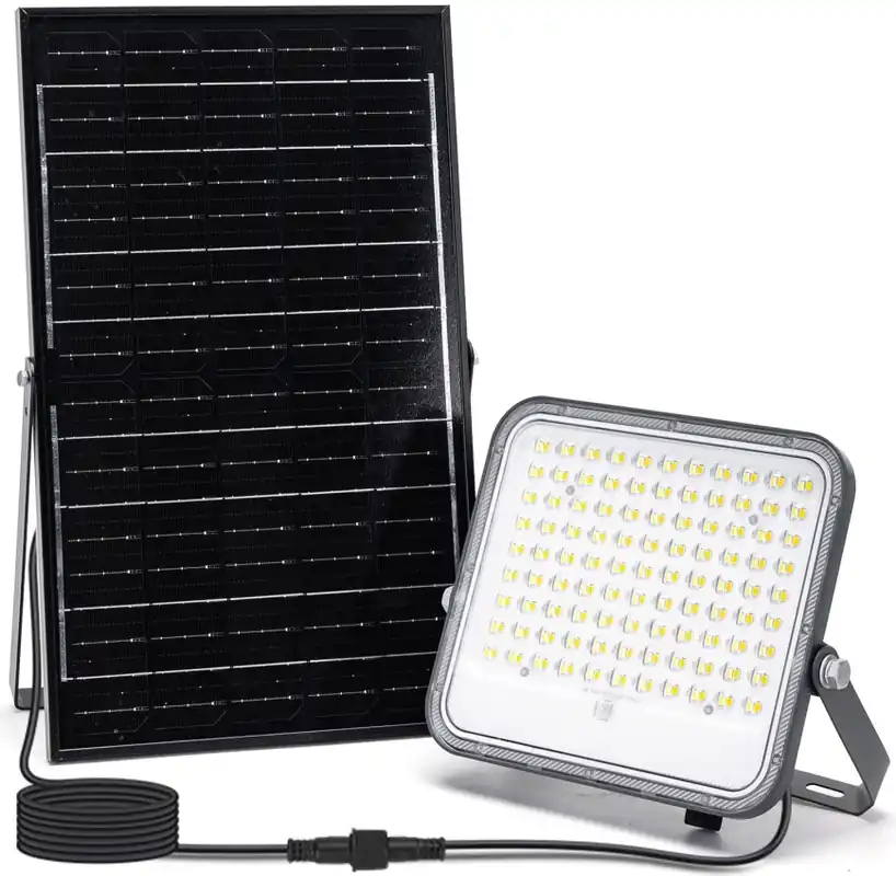 Aigostar - LED Stmívatelný solární reflektor LED/150W/3,4V 3000/4000/6500K IP66 12000 mAh + dálkové ovládání Ověřený