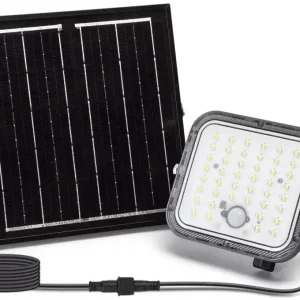 Aigostar - LED Stmívatelný solární reflektor se senzorem LED/80W/3,4V 6500K IP66 4000 mAh + dálkové ovládání Kup Teď