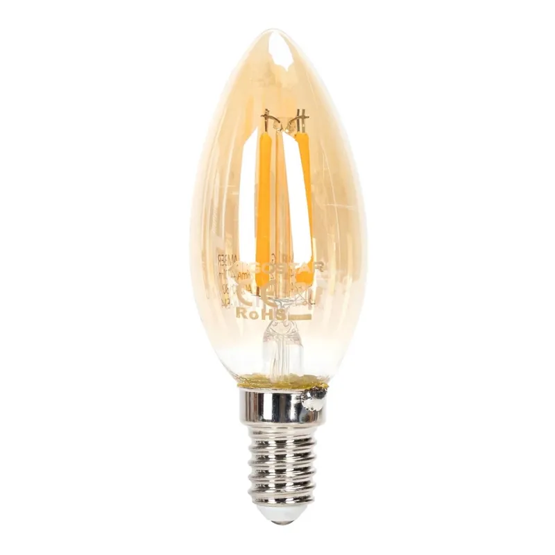 Akce LED Stmívatelná žárovka FILAMENT C35 E14/4W/230V 2200K - Aigostar