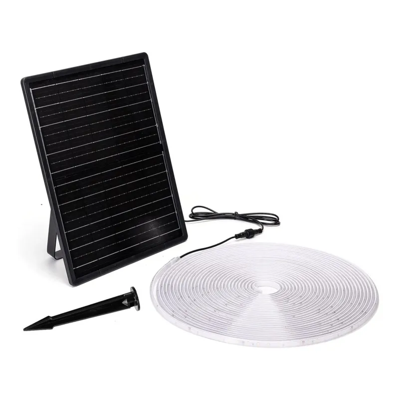 Aigostar - LED Stmívatelný solární pásek LED/20W/3,2V 20 m 2700K IP65 20000 mAh + dálkové ovládání Bezpečná Platba