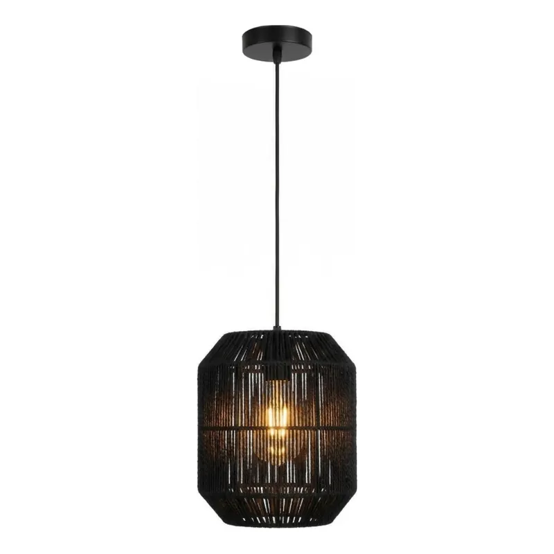 Aktuální Aigostar - Lustr na lanku 1xE27/60W/230V černá