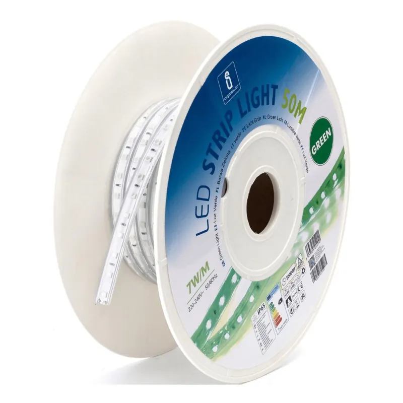Aigostar - LED Pásek LED/350W/230V 50m zelená IP65 Víkendová Akce