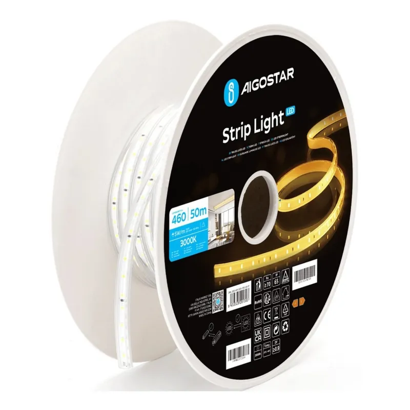 Aigostar - LED Pásek LED/250W/230V 50m 3000K IP65 Výprodej