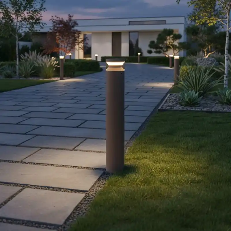 Vysoce Kvalitní Ideal Lux - LED Venkovní lampa BOEING LED/14W/230V pr. 70 cm CRI 90 IP65 hnědá