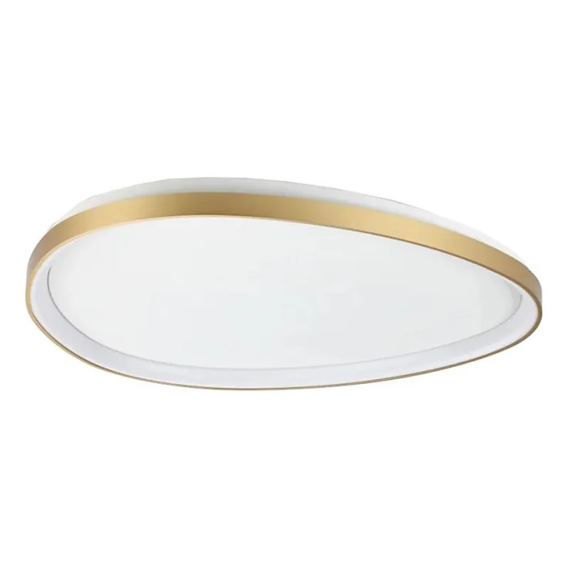 Akční Cena Ideal Lux - LED Stmívatelné stropní svítidlo GEMINI LED/42W/230V pr. 81 cm CRI 90 zlatá