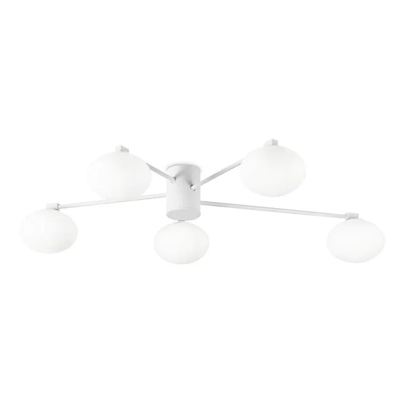 Ideal Lux - LED Přisazený lustr HERMES 5xG9/3W/230V pr. 90 cm bílá Ihned K Objednání