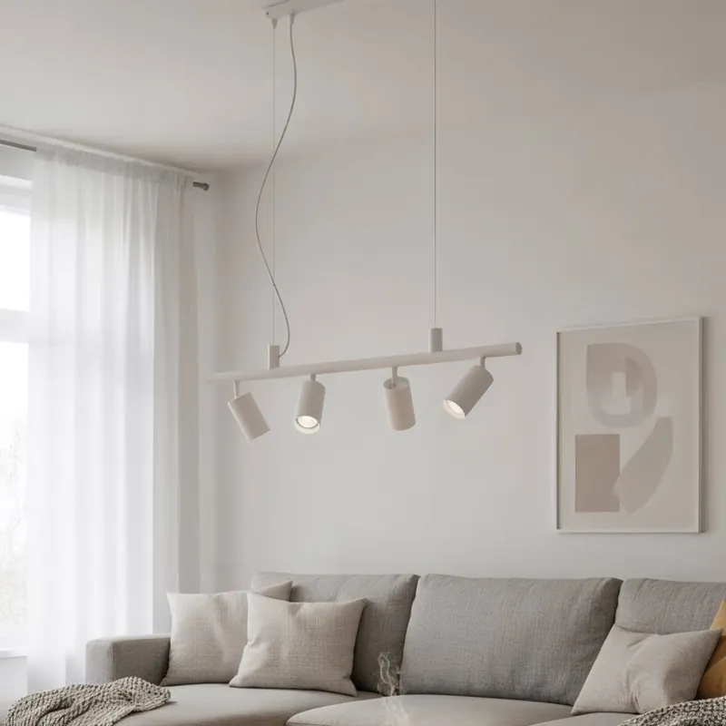 Značkový Ideal Lux - LED Lustr na lanku DYNAMITE 4xGU10/7W/230V CRI 90 bílá