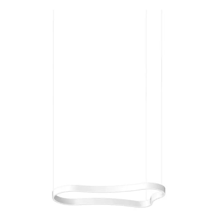 Akční Cena Ideal Lux - LED Lustr na lanku WAVES LED/37W/230V CRI 90 bílá