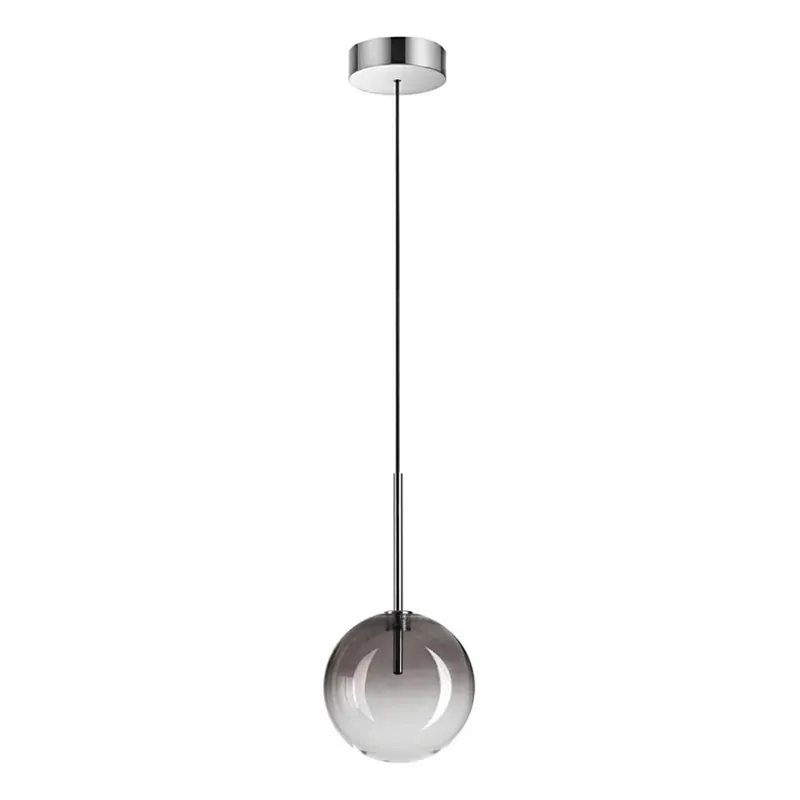 Speciální Cena Ideal Lux - LED Lustr na lanku EQUINOXE 1xG4/2W/230V pr. 15 cm lesklý chrom/kouřová