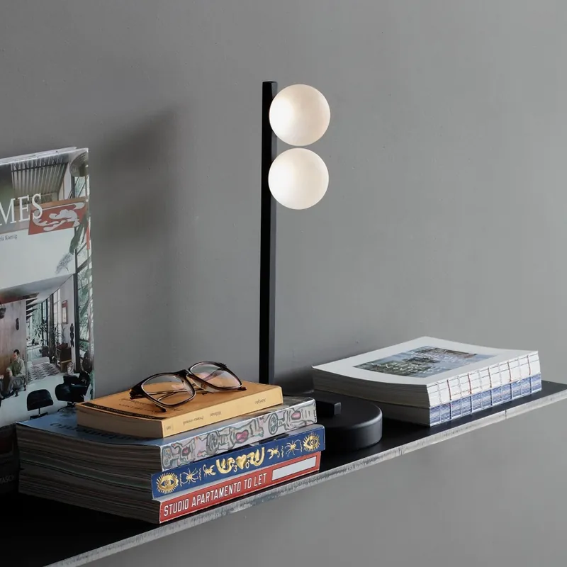 Aktuální Ideal Lux - LED Stolní lampa PING PONG 2xLED/3W/230V CRI 90 černá
