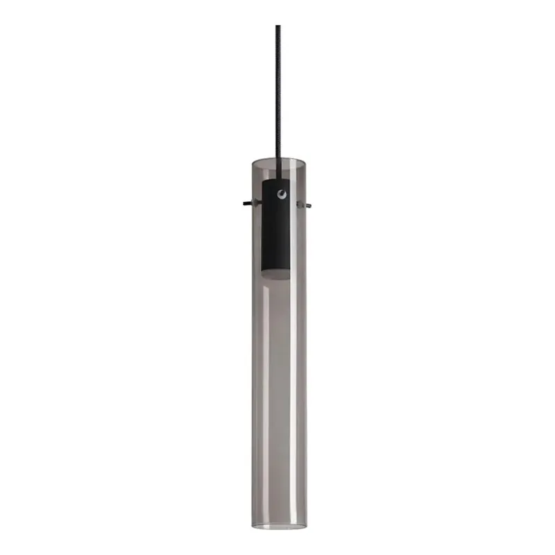 Zlevněný Ideal Lux - LED Lustr na lanku FLAM LED/10W/230V pr. 6 cm CRI 90 šedá