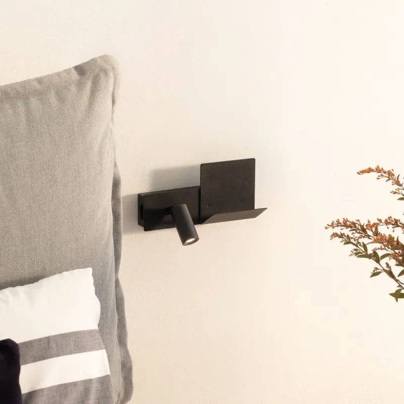 Akční Cena Ideal Lux - LED Nástěnné svítidlo KOMODO LED/4,5W/230V USB CRI 90 černá