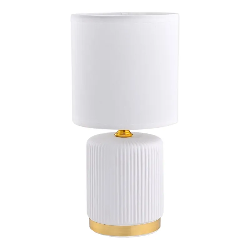 Zuma Line - Stolní lampa 1xE14/40W/230V bílá/zlatá Akční Cena